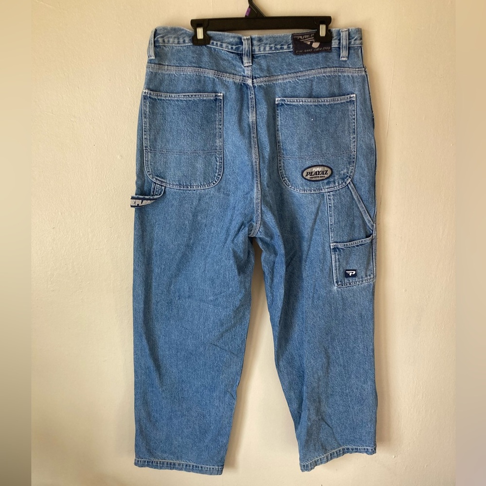Pure Playaz Vintage Baggy Cargo Skater Jeans
